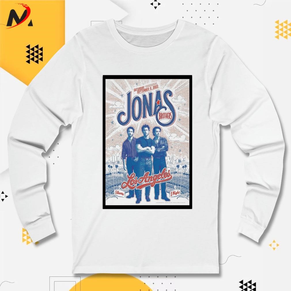 Jonas Brothers at Dodger Stadium Los Angeles Poster Shirt, hoodie