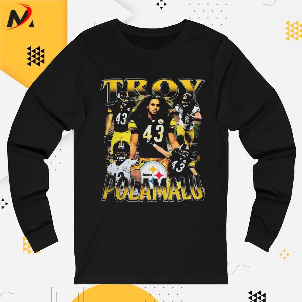 Pittsburgh Steelers Troy Polamalu T-Shirts, hoodie, sweater, long