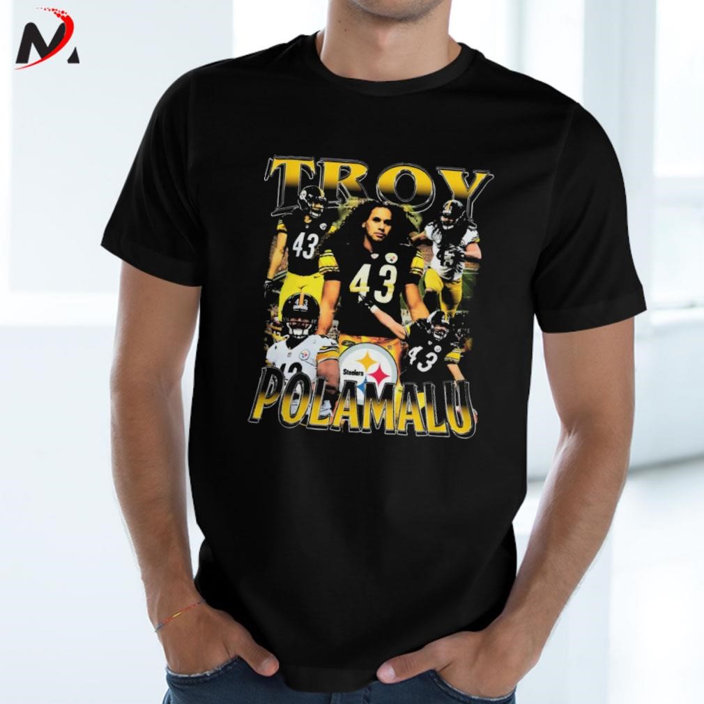 Pittsburgh Steelers Troy Polamalu T-Shirts, hoodie, sweater, long