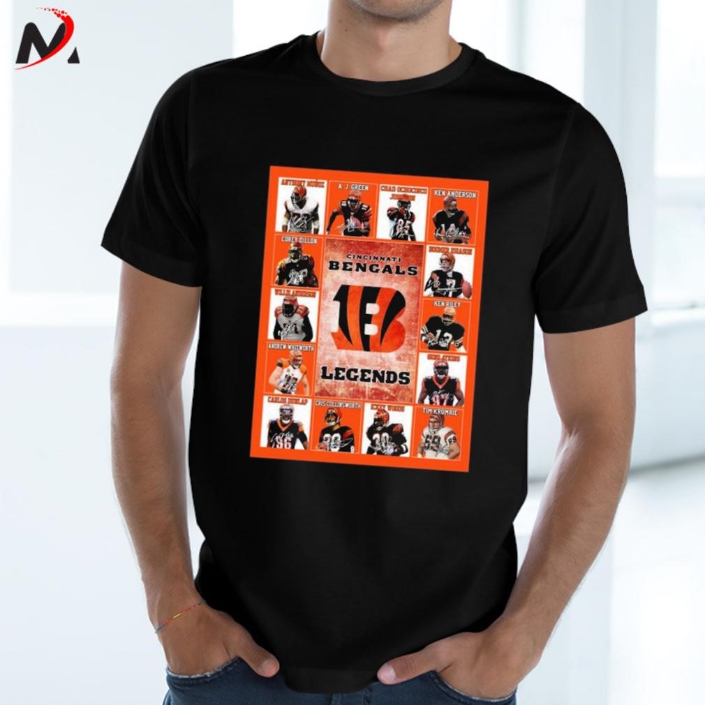 Cincinnati Bengals Legends Players 2023 Signatures shirt, hoodie, sweater,  long sleeve and tank top