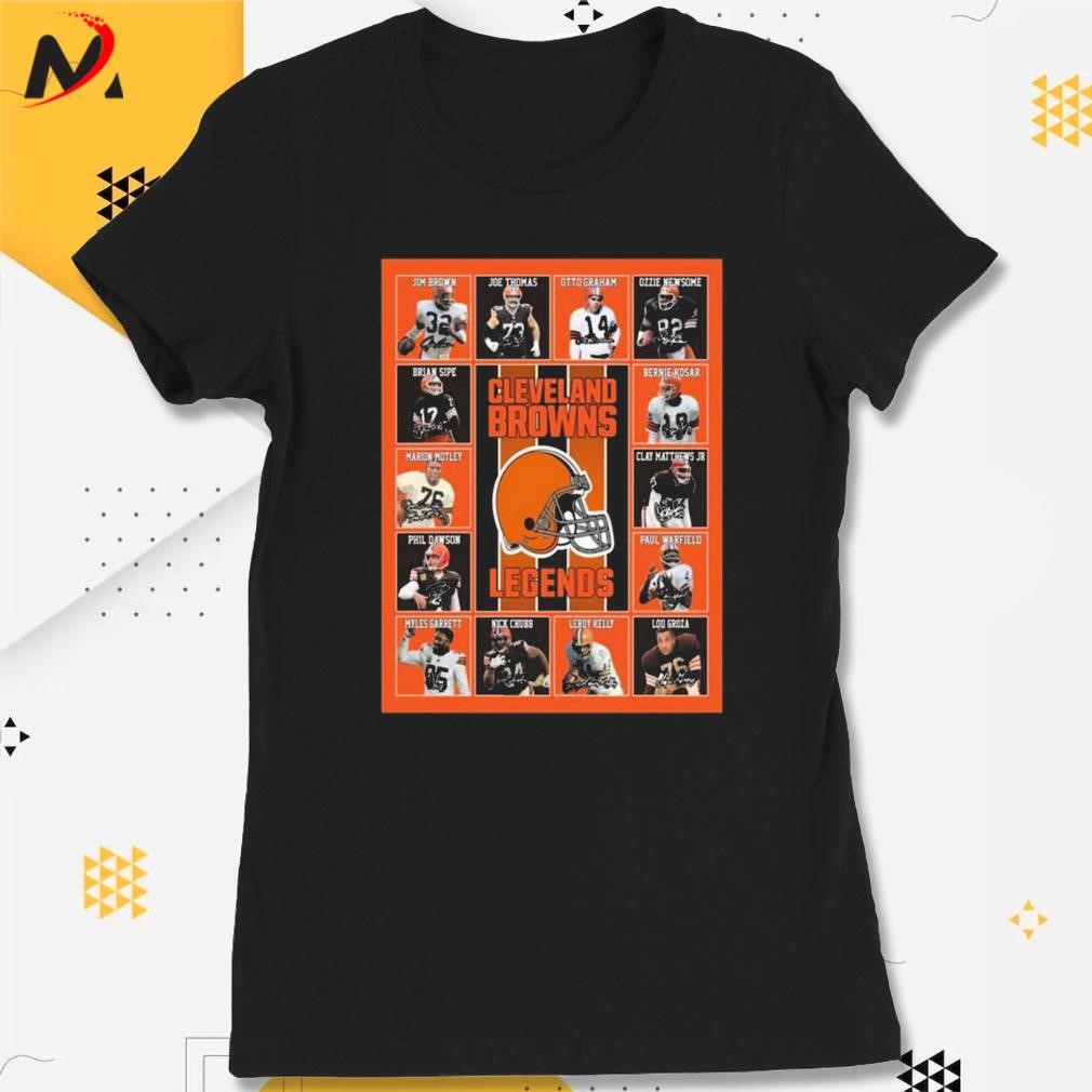 Official the Browns Joe Thomas, Jim Brown, Ozzie Newsome, And Otto Graham  Abbey's Road Signatures Shirt, hoodie, longsleeve, sweatshirt, v-neck tee