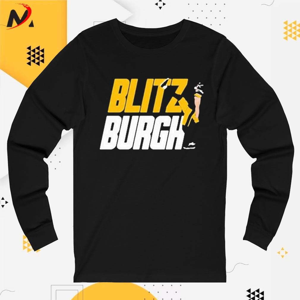 Aj Burnett Wearing Blitz Burgh shirt, hoodie, sweater, long sleeve