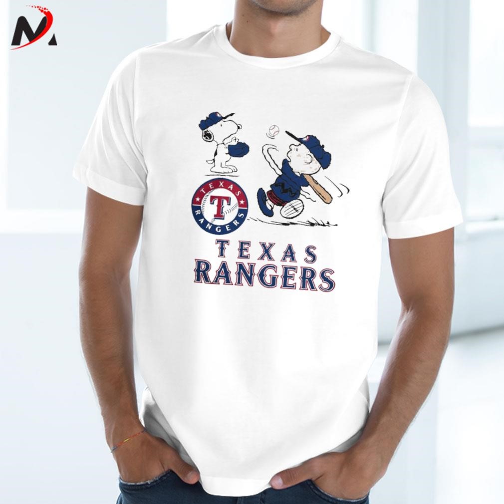 Texas Rangers X Peanuts Snoopy And Charlie Brown Alcs 2023 T-shirt,Sweater,  Hoodie, And Long Sleeved, Ladies, Tank Top