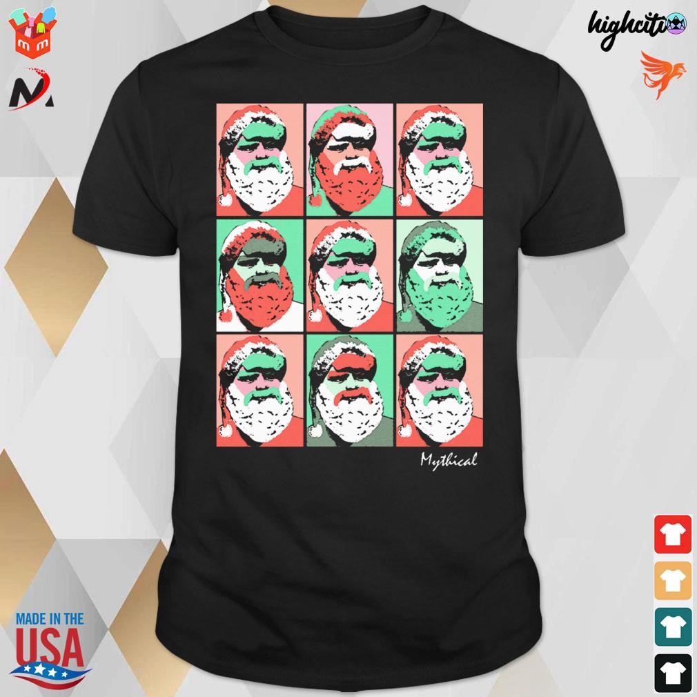 Cotton Candy Randy Claus t-shirt