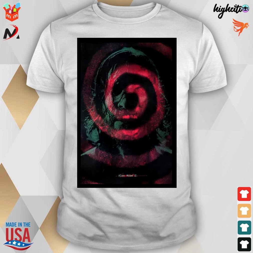 Official Alan Wake II 2023 artwork poster t-shirt