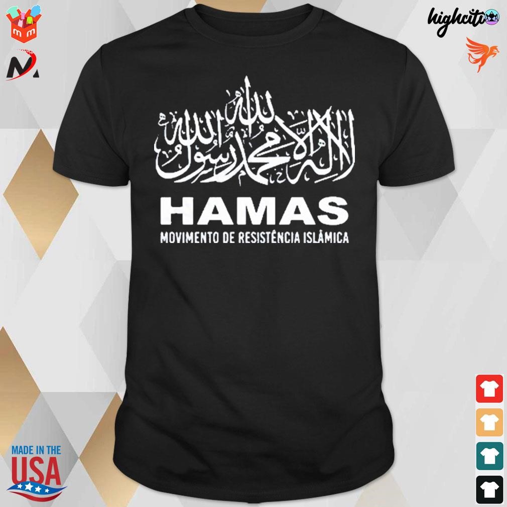 Official Asslatam Hamas Movimento De Resistência Islâmica T-shirt