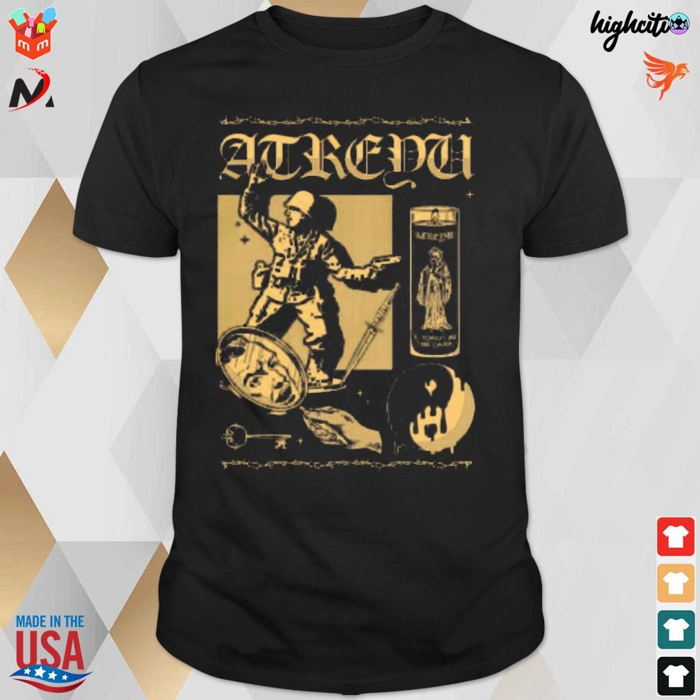 Official Atreyu A Torch In The Dark Black 2023 T-shirt