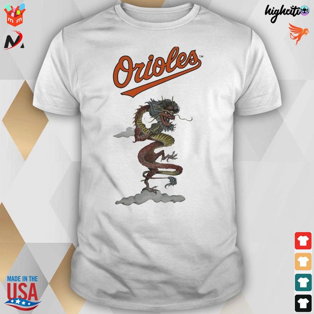 Official Baltimore Orioles 2024 Year Of The Dragon t-shirt