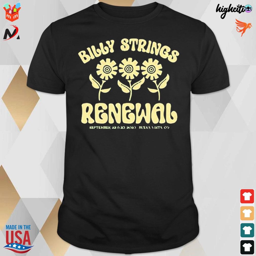 Official Billy Strings Renewal 2023 T-shirt