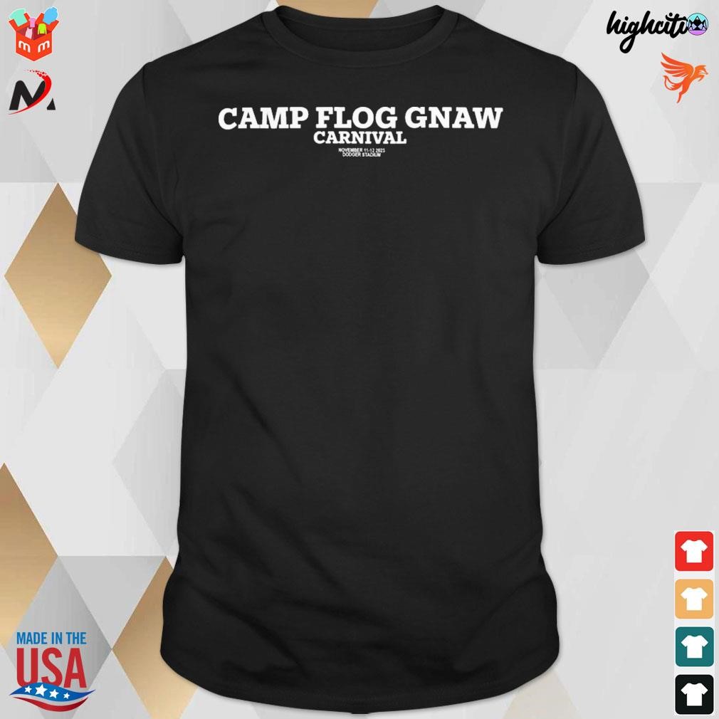 Official Camp Flog Gnaw 2023 Carnival T-shirt