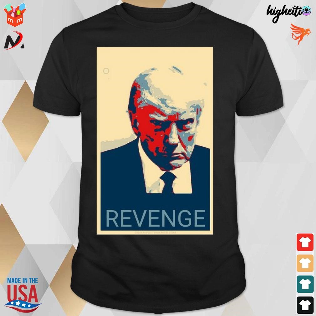 Official Donald Trump shot revenge hope style t-shirt