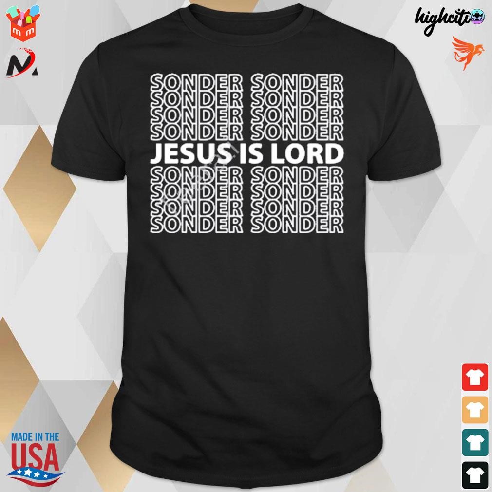 Official Dope G The Ubiquitous Sonder Jesus Is Lord New T-shirt