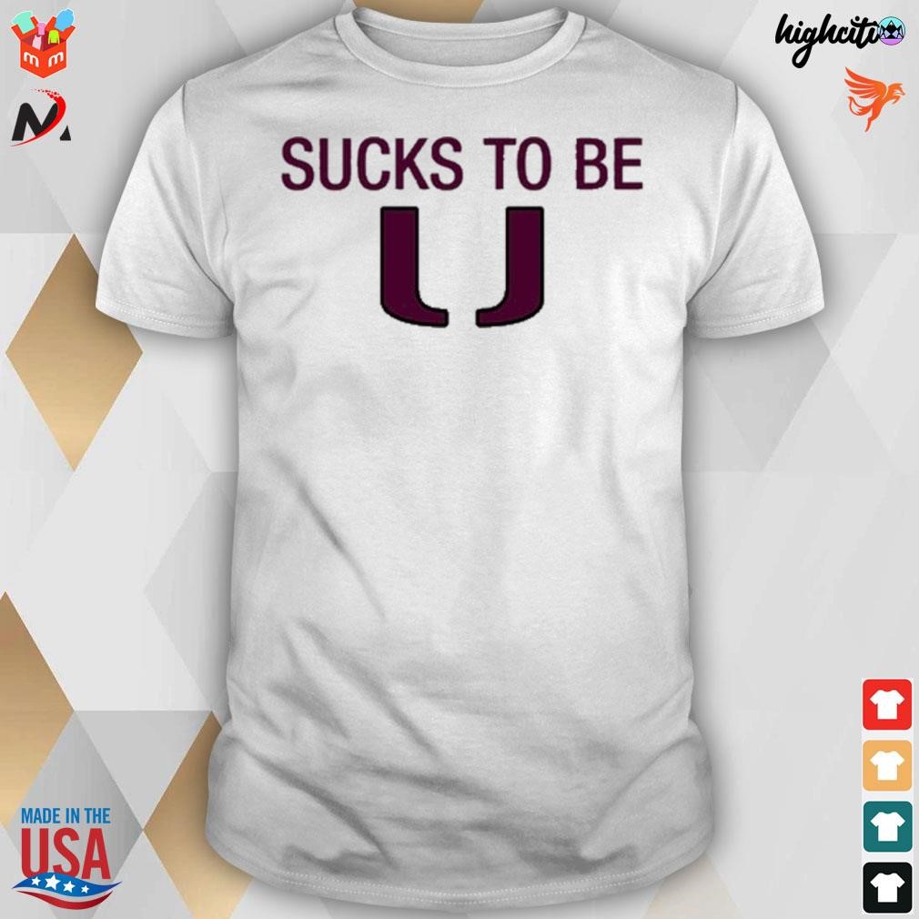 Official Florida State Seminoles fans anti Miami Hurricanes sucks to be t-shirt