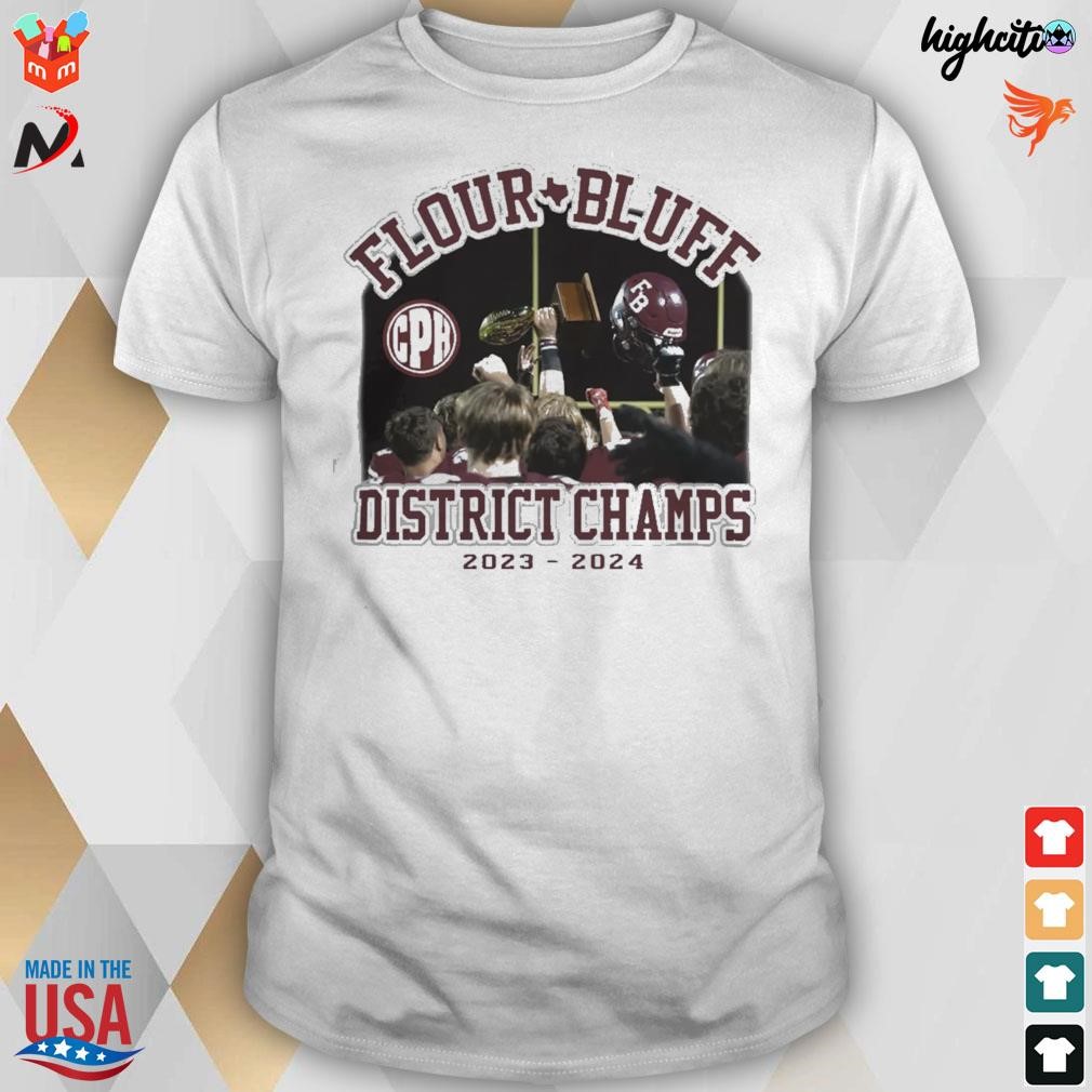 Official Flour Bluff Cph District Champs 2023-2024 Logo T-shirt