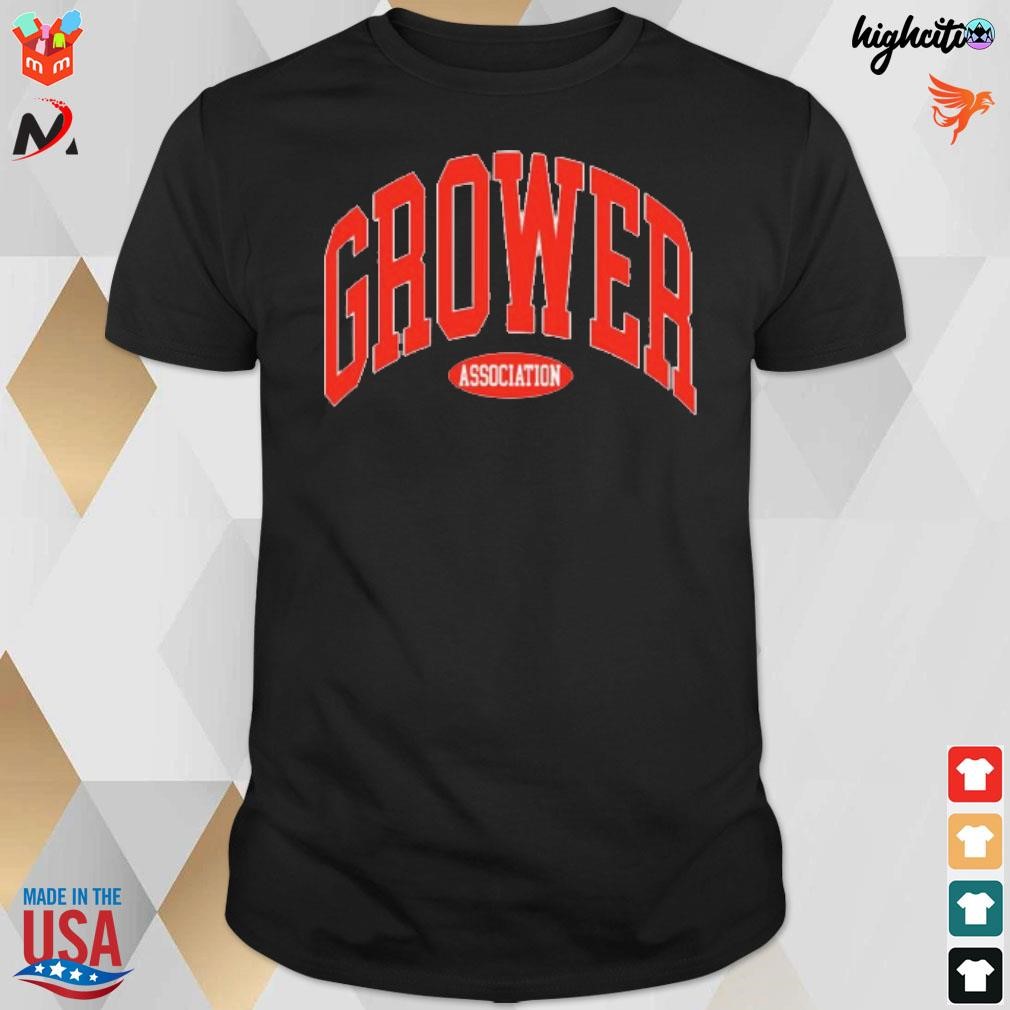 Official Grower Association Red And Black T-shirt