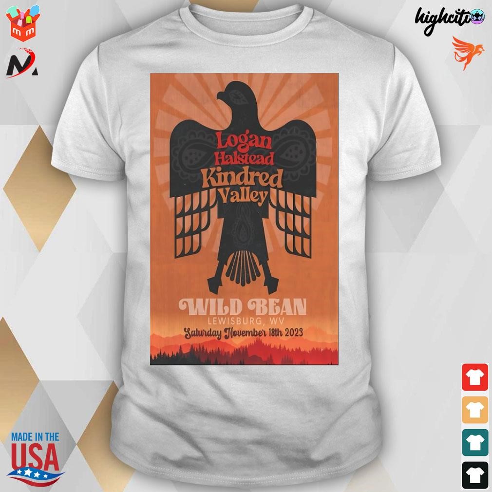 Official Kindred Valley Nov 18-2023 Kindred Valley Wild Bean Lewisburg Event Poster T-shirt