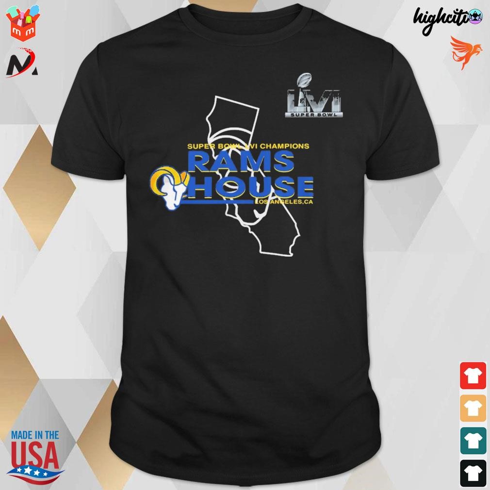 Official Los Angeles Rams House Super Bowl LVI Champions Hometown t-shirt