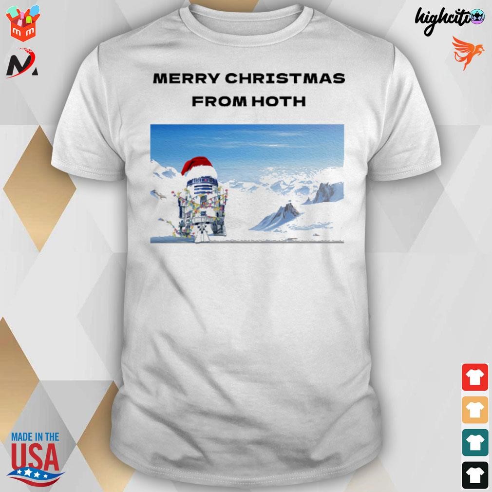 Official Merry Christmas From Hoth Snow Mountain T-shirt