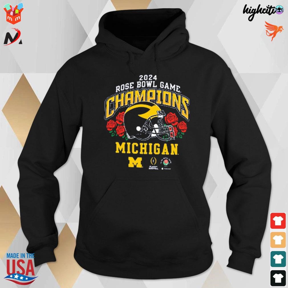 2024 Rose Bowl Game Michigan Wolverines t shirt hoodie sweater