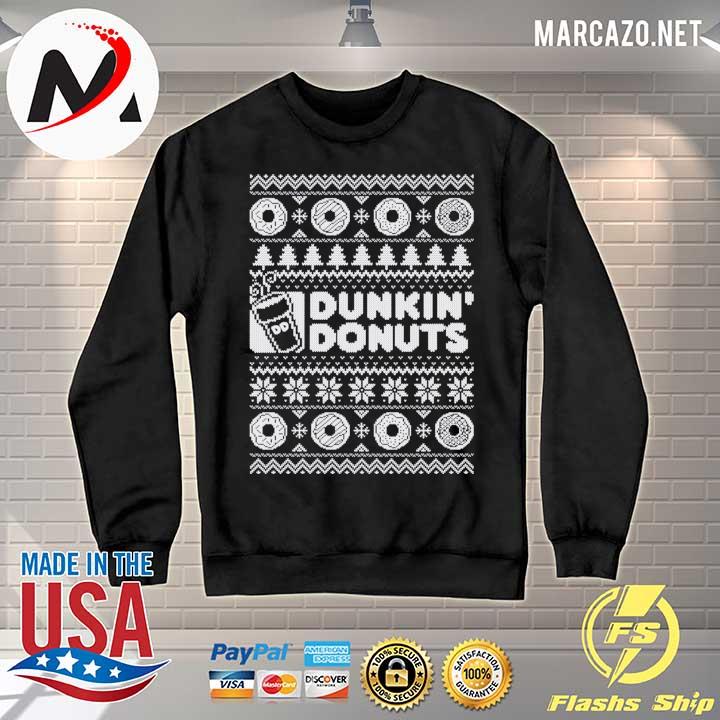 dunkin donuts ugly christmas sweater